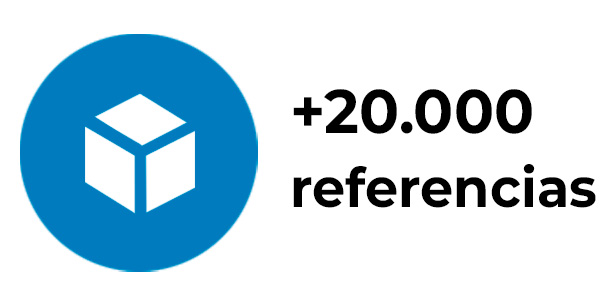 Más de 20.000 Referencias