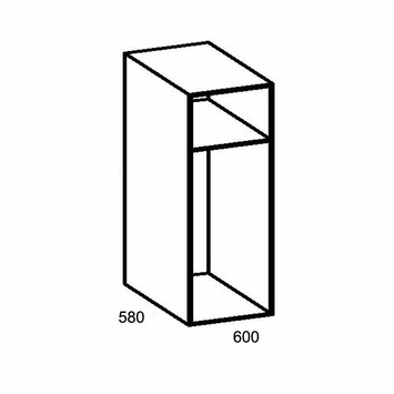 Módulo cocina columna blanco