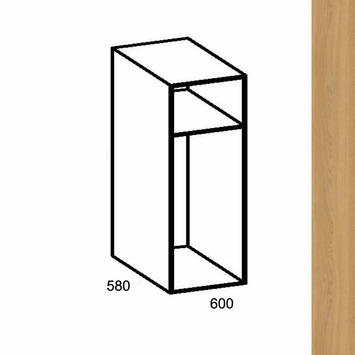 Módulo cocina columna roble