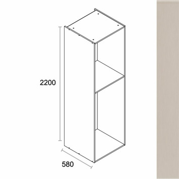 Módulo cocina columna perla