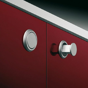 Tirador para mueble embutido, de fundición de zinc