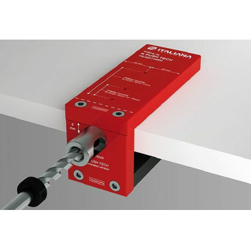 Plantilla de taladro K-PUSH para paneles 16-40 mm