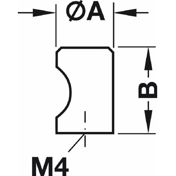 Tirador para mueble, de aluminio, cilíndrico, con
