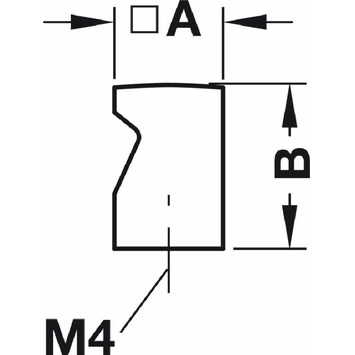 Tirador para mueble, de aluminio, rectilíneo, con