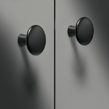Tirador para mueble, fundición de zinc, redondo
