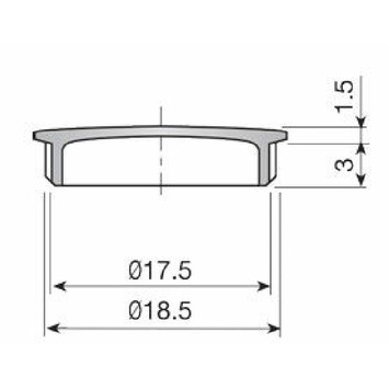 tapon colgador TRASER