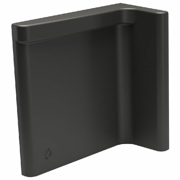 Tapa colgador Libra H11 antracita derecha