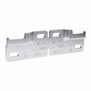Chapa colgador Libra H11 140x39mm doble recortable