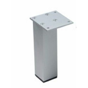 Pata cúbica H150mm 38x38 aluminio mate