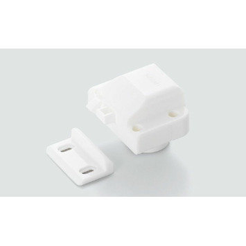Cuerpo+contrachapa cerradura push TLP blanco