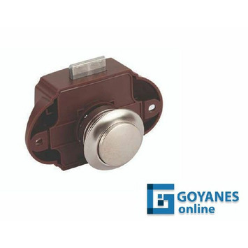 Cierre push lock KIT caravana Niquel satinado/marr