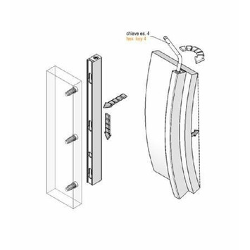 Tensor puerta ST741 1900mm níquel