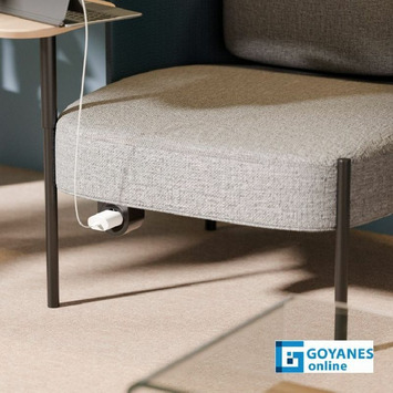 Enchufe para mueble PIX HOLDER negro