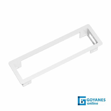 Marco para regleta empotrable POWER FRAME blanco