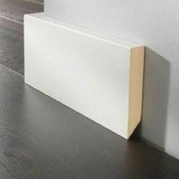 Zócalo MDF blanco 2250x70x15mm metro lineal