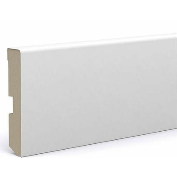 Zócalo MDF hid.blanco RAL9003 70x15mm metro lineal