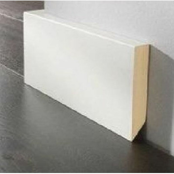 Zócalo MDF hid.blanco puro 70x15mm metro lineal