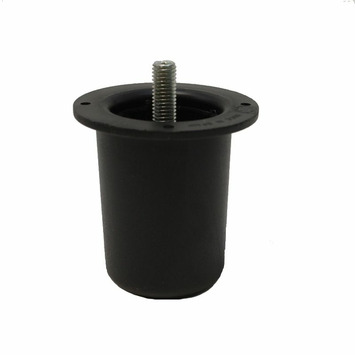 Pata plástico SANDY-4 regulable 45-70mm negro