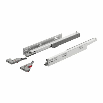 Guía quadro Hafele freno 19mm ext. total 270mm jg.
