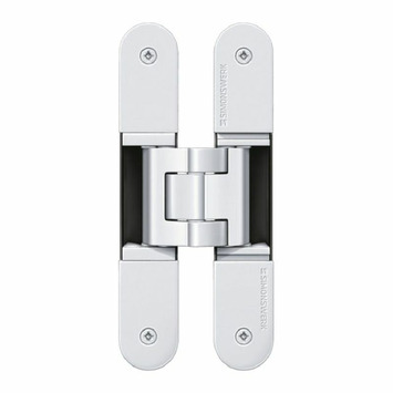 Bisagra Tectus TE 340 3D RAL 9016 blanco mate 80kg