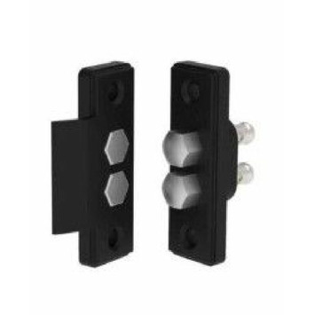 Contacto pasacorriente negro 2CN