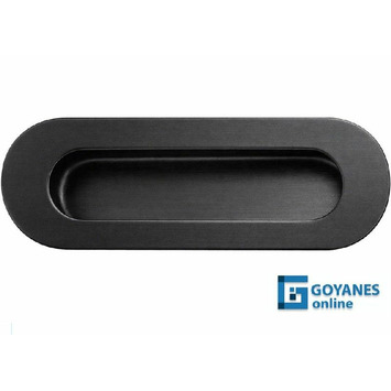 Asa embutir uñero 120x40 inox negro mate cazoleta