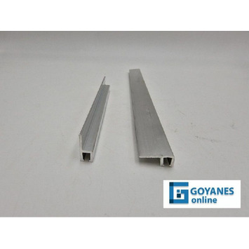 Perfil alumino soporte polipelo Strip3,5 2000m und