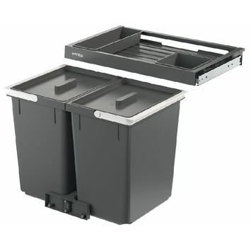 Sistema de separación de basura Häfele, cubo de ba