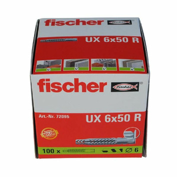 Taco FISCHER UX-6X50 - 100 unidades
