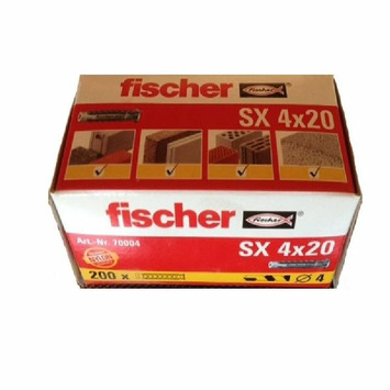 Taco FISCHER SX-4X20 - 200 unidades