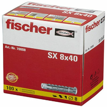 Taco FISCHER SX-8X40 - 100 unidades