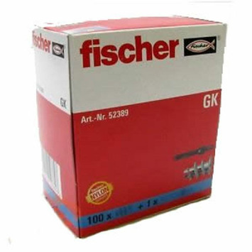 Taco FISCHER GK pladur - 100 unidades
