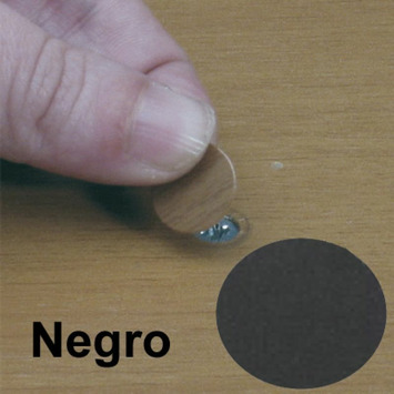 Tapón adhesivo para tornillo ø13mm negro