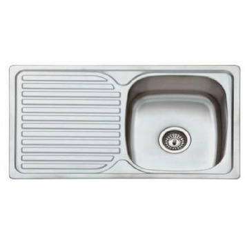 Fregadero INOX 1C 1E IZQ. 800x480x185mm