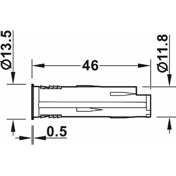 Atenuador, Häfele Loox modular para conector inser