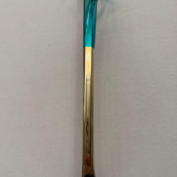 Perfil aluminio vitrina oro 3000mm