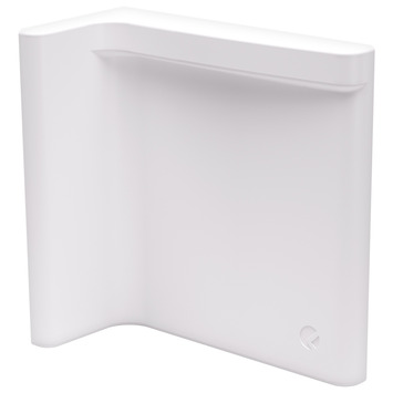 Tapa colgador Libra H11 blanca derecha Blanco