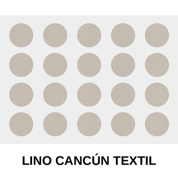Tapón adhesivo para tornillo ø13mm lino cancún textil
