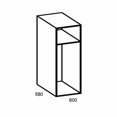 Módulo cocina columna blanco