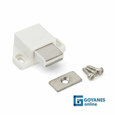 Pulsador push magnético blanco P.25mm ML-30SW