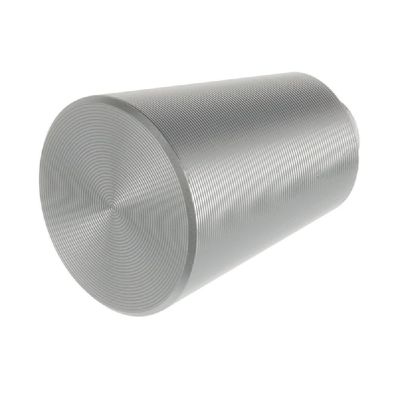 Pomo 2272 cónico plata mate