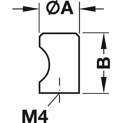 Tirador para mueble, de aluminio, cilíndrico, con