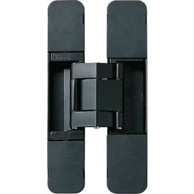 Bisagra invisible negro 3R max. 30kg 180º