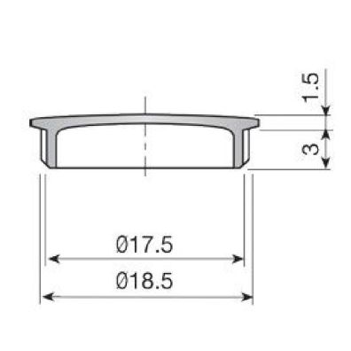 tapon colgador TRASER