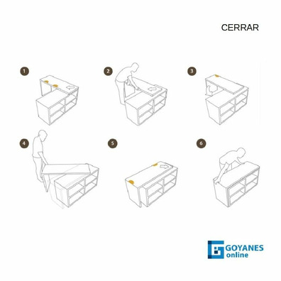 Herraje para tapa giratorio Swivel Top ST4070