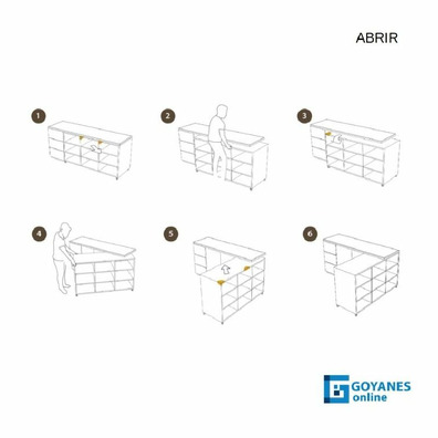 Herraje para tapa giratorio Swivel Bottom SB4070
