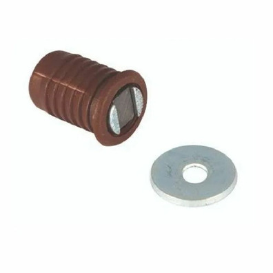 Iman embutir 16x10mm marrón