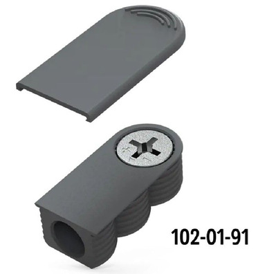 Herraje unión Mini Linco Fix 16/19mm blanco 302