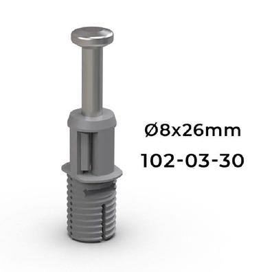 Herraje unión Mini Linco Fix perno expansible 8x24