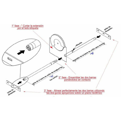 kit barra rototraslante hasta 2484mm